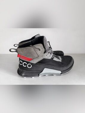ECCO BIOM 2.1 Mid GORE-TEX Waterproof Hiking Boots Men US 12.5 EU 46 Black/Steel